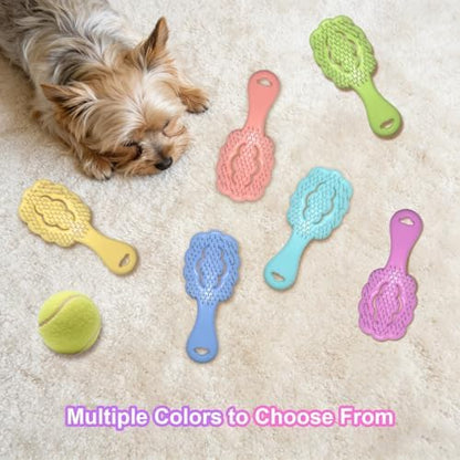 Cloud Shape Small Dog Grooming Brush (Purple) - Image 4