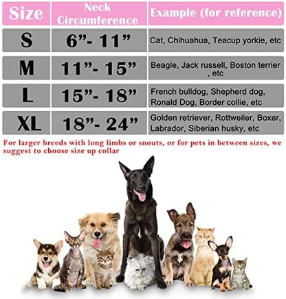 Inflatable Dog Cone Collar for After Surgery, Doggie Neck Blow up Donut Recovery ECollar, Soft Adjustable Dog Cone for Small Medium Large Dogs and Cats - Image 5