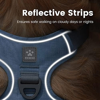 Pawaii No Pull Dog Harness with Pet ID Tag, Reflective Vest - Image 6