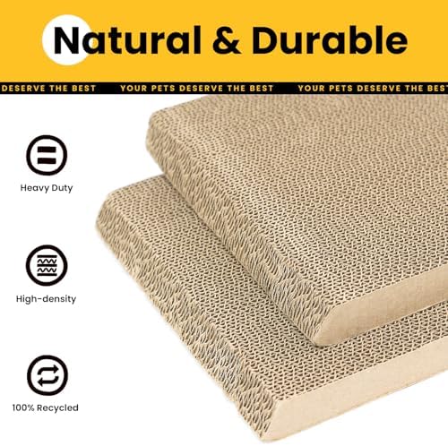 Conlun Vertical Cat Scratcher | 2 Pack Scratching Pads | Small - Image 6