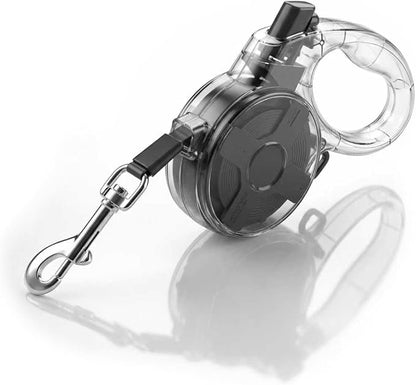 Retractable Dog Leash for Small Dogs, 13ft Reflective Retractable Leash with 360° Tangle-Free Design, Heavy Duty Nylon Tape Lead for Small to Medium Pets up to 50 lbs One-Handed Brake & Lock