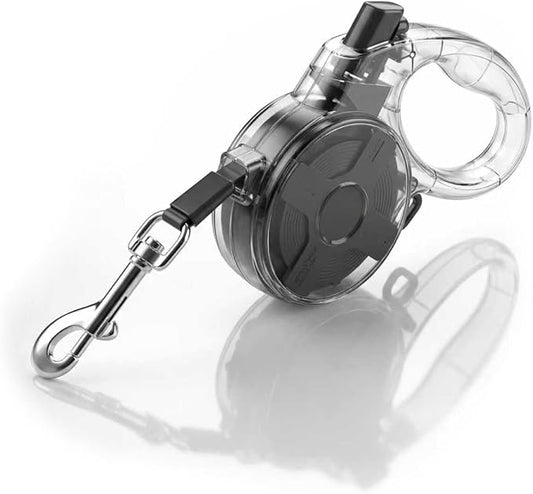 Retractable Dog Leash for Small Dogs, 13ft Reflective Retractable Leash with 360° Tangle-Free Design, Heavy Duty Nylon Tape Lead for Small to Medium Pets up to 50 lbs One-Handed Brake & Lock