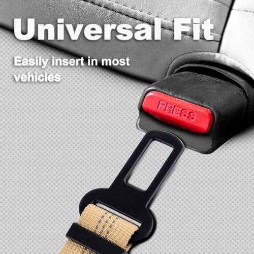 Plutus Pet Dog Seat Belt for Car, Adjustable Harness with Elastic Bungee - Image 4