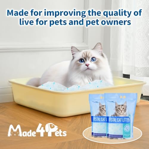 Made4Pets Cat Litter Crystals,Non Clumping Litter 8.6 lbs(2 x 4.3 lb Packs) - Image 7