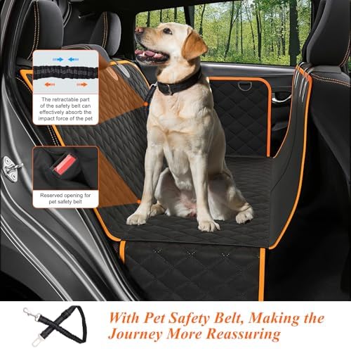 ICWEIMEI Dog Car Seat Cover, Waterproof Back Seat Covers for Dog Travel Non-Slip Pet Car Seat Protector Pet Car Seat Cover for Cars Trucks SUV - Image 3