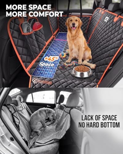 INDCAN Dog Car Seat Cover for Back Seat, Waterproof Hammock for Car & SUV - Image 2