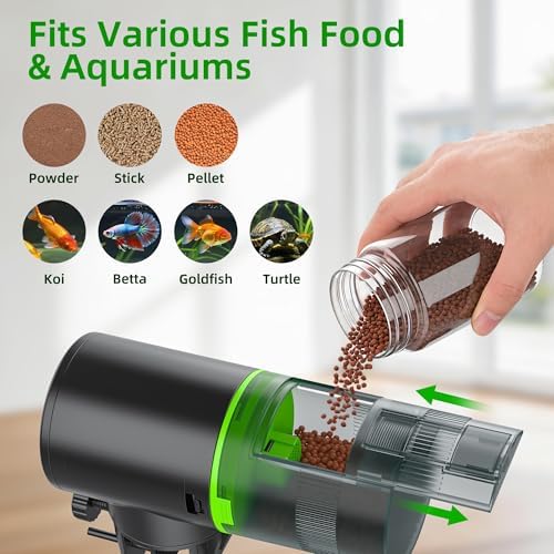 Freesea Automatic Fish Feeder for Aquarium: One-Touch Easy Setup & 3 Timers - Image 4