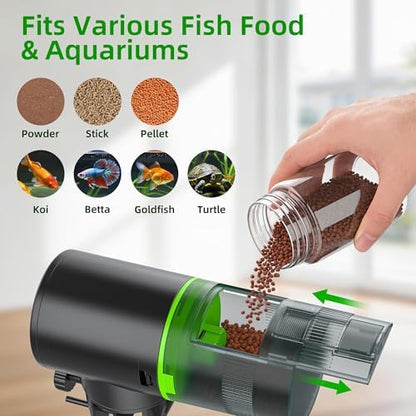 Freesea Automatic Fish Feeder for Aquarium: One-Touch Easy Setup & 3 Timers - Image 4