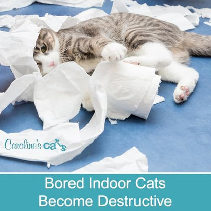 Hanging Bird Cat Toy for Indoor Cats, Motion Activated Chirping with Catnip - Image 2