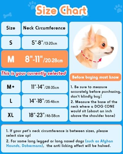 Inflatable Dog Pillow Cone Collar After Surgery, Donut Soft Neck Cone for Pug Dachshund Medium Dogs, etc, Recovery E Collar to Stop Licking Paw - Image 2