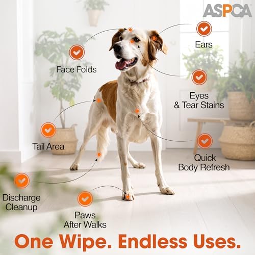 ASPCA Pet Wipes for Dogs & Cats, Lavender, Canister, 200 Count - Image 3