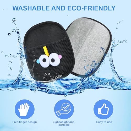Pet Hair Removal Glove for Cats & Dogs 2PCS, Reusable and Washable Pet Hair Remover Tool for Clothing, Couch, Carpet, Car Seat - Image 4