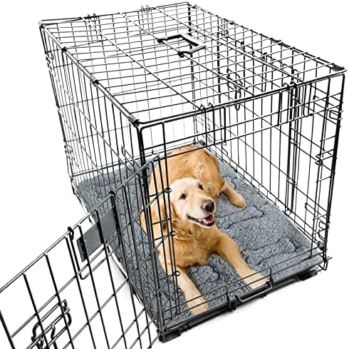 Dog Bed Crate Mat(42" X 28") 2 Pack, Soft Plush Dog Bed Pad - Image 6