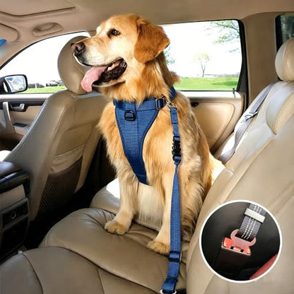 Dog Seat Belts for Cars, Adjustable Elastic Bungee Pet Seat Belt - Image 7