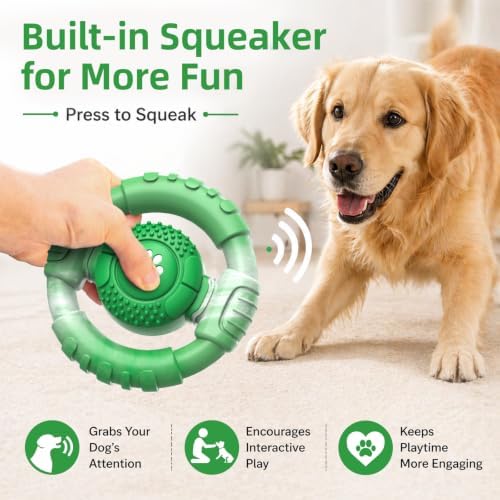 Pamlulu Tough Dog Toys for Aggressive Chewers, Indestructible Dog Toy for Large Dogs, Nylon Chew Toys for Medium Large Breed, Interactive Dog Toys to Keep Them Busy, Dog Birthday - Image 4