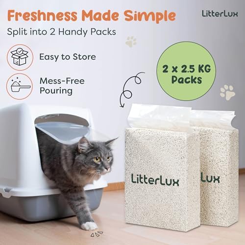 Tofu Cat Litter, Clumping, Ultra Absorbent, Flushable,100% Natural Ingredients, Soluble, Neutralizes Odor, Dust-Free, 11lb - Image 3