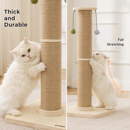 ZOMISIA 35'' Tall Cat Scratching Post for Indoor Cats Adults - Image 6