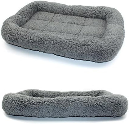 Enjoying Cat Mat Bed 10" x 15" Pet Bed with Pillow Around for Puppy Kitten Curled Sleeping Beds for Carrier/Crate Small Dog Cushion, Anti Skid Bottom, Small - Image 2