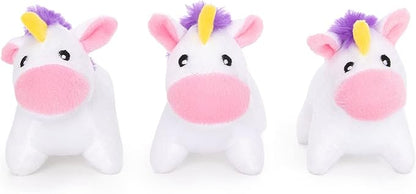 ZippyPaws Burrow Replacement Miniz - Interactive Dog & Puppy Toys for Boredom, Stimulating Pet Products to Keep Them Busy, Plush Refills for Hide & Seek Puzzle, Squeaky Toy for Enrichment - Unicorns