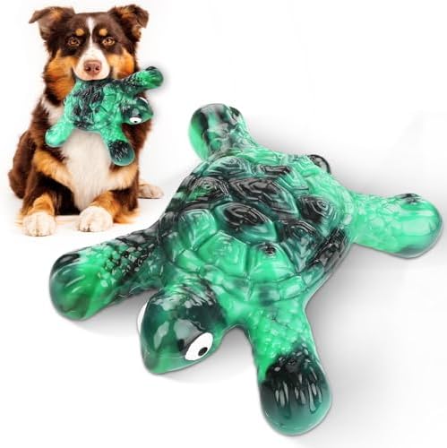 Letsmeet Tough Indestructible Dog Chew Toys for Aggressive Chewers to Keep Them Busy - Heavy Duty Nylon with Treat Groove for Medium & Large Breeds by Letsmeet