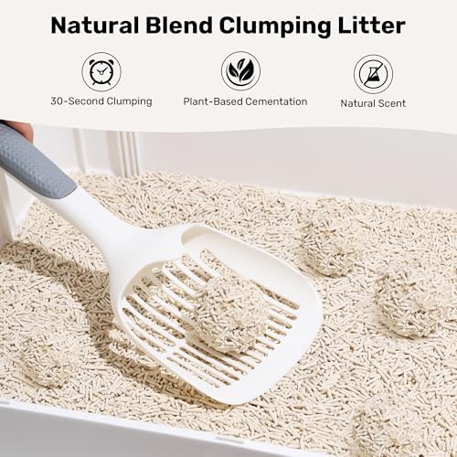 FUKUMARU Tofu Cat Litter, Soybean Fiber & Corn Starch Pellets, 32lb - Image 2
