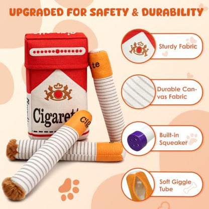 Wdmiya Funny Dog Toys for Small Medium Dogs, Squeaky Interactive Dog Toy - Image 2