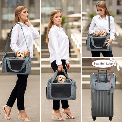 EliteField Deluxe Soft Pet Carrier for Cats and Dogs (3-Year Warranty) - Image 3
