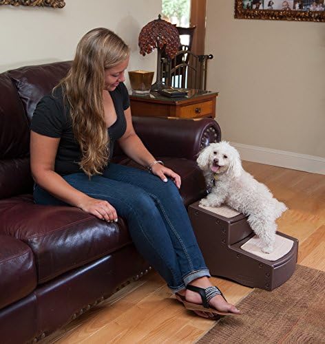 Pet Gear Easy Step II Pet Stairs, Chocolate, 2 Step - Image 4