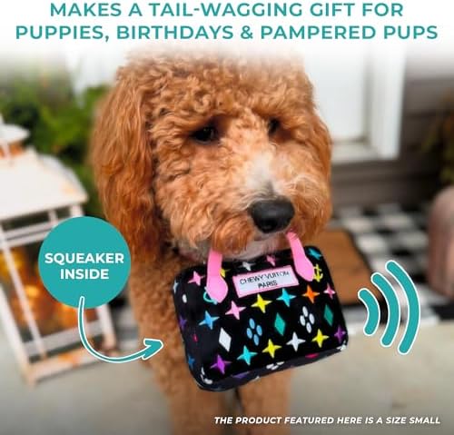 Haute Diggity Dog Chewy Vuiton Handbag Plush Dog Toy, Designer Parody Toy - Image 6