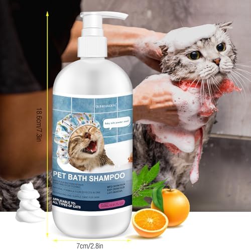 Cat Shampoo, 500 mL, Gentle Botanical Shampoo for Cats & Kittens - Image 6
