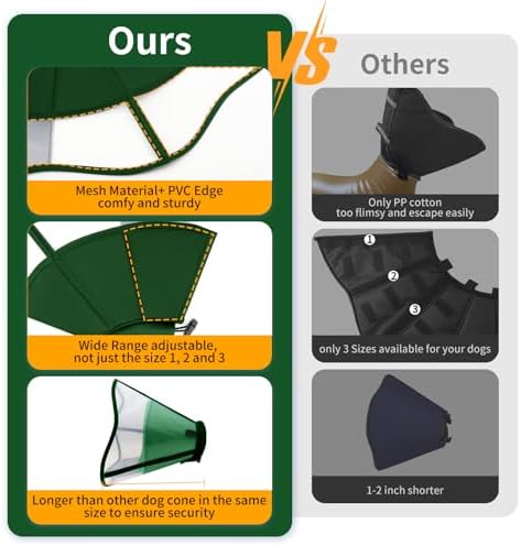 Dog Cone to Stop Licking, Soft Dog Cone Collar Alternative After Surgery - Image 5