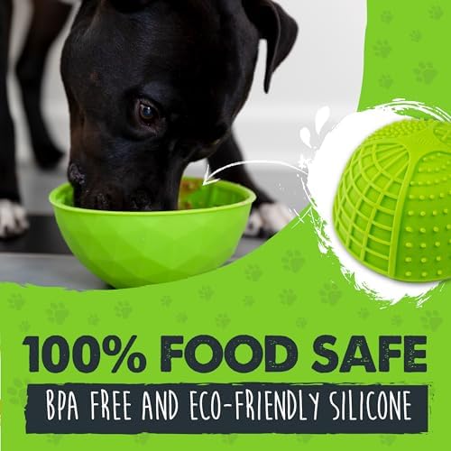 Mighty Paw Interactive Dog Lick Bowl, BPA-Free Silicone, Anxiety Relief, Dishwasher Safe, 2 Modes, 4 Textures, Dental Health - Image 6