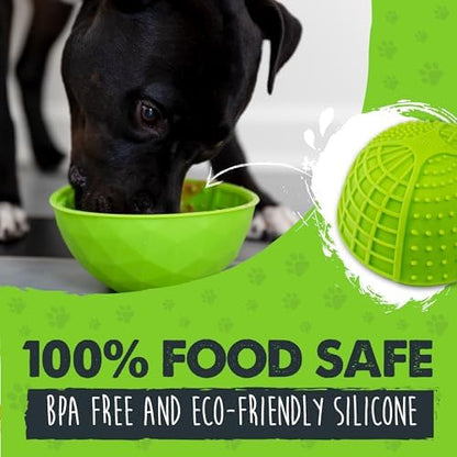 Mighty Paw Interactive Dog Lick Bowl, BPA-Free Silicone, Anxiety Relief, Dishwasher Safe, 2 Modes, 4 Textures, Dental Health - Image 6