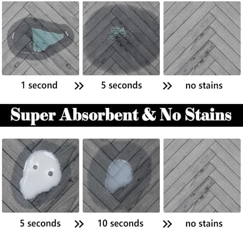 Dog Food Mats for Floors Absorbent, Pet Cat Food Mat - Quick Dry Dog Bowl Mats for Food and Water, Eco-Friendly Boho Pet Supplies - Image 2