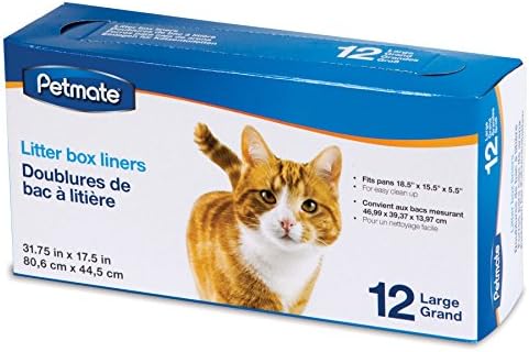Petmate Large Litter Pan Liners, 12 Count (Pack of 1) by Petmate
