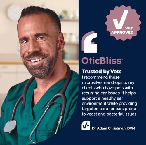 Vetnique Oticbliss Medicated Ear Drops for Dogs & Cats, Infection & Allergy (Ear Infection Drops) - Image 6