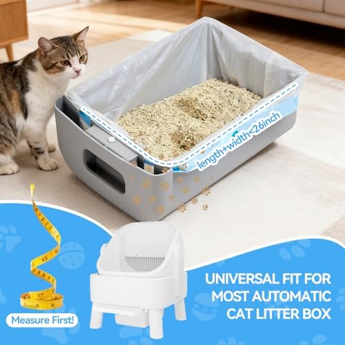 Cat Litter Box Bags, 160 Count, 27" x 13" - Image 4