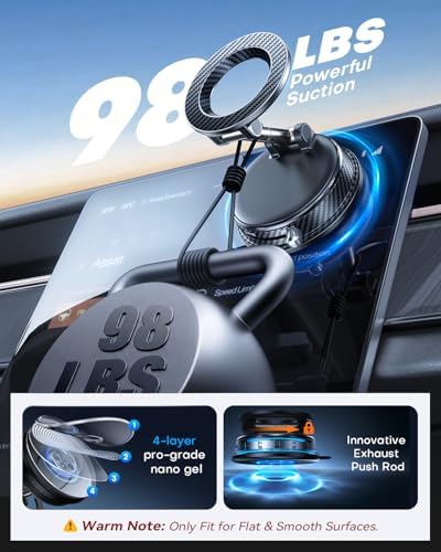 for Car Phone Holder Magnetic,98LBS Suction Base 2400gf Magnet - Image 3