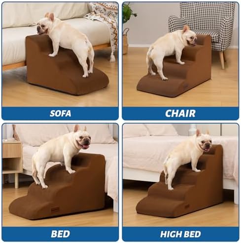 Aodisman Dog Stairs for High Bed,5-Step Pet Ramp for Small Dogs and Cats - Image 7