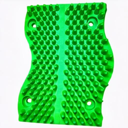 The Original ScratchnAll Animal Scratcher Pad, Flexible Acupressure Nubs & Interlocking Design, Very Durable & All-Weather, Great for Domestic, Barnyard and Zoo Animals - USA Made, Lime Green - Image 6