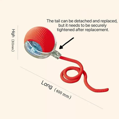 Valentines Day Gifts 2025 New Electric Dog Ball Toy,Electric Ball Dog Toy for Cat,360° Smart Automatic Interactive Rolling Dog Ball, Smart Interactive Pet Toy Ball,Automatic Dog Toy