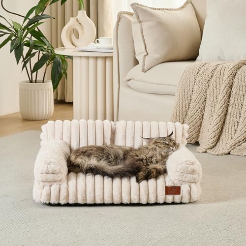 Hollypet Small Dog Large Cat Bed Puppy Couch Beds for Pets up to 25 lbs - Image 7