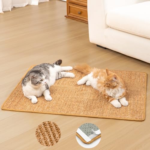 Conlun Cat Scratching Pad, 27.5x35.4in Sisal Mat Couch Protector by Conlun