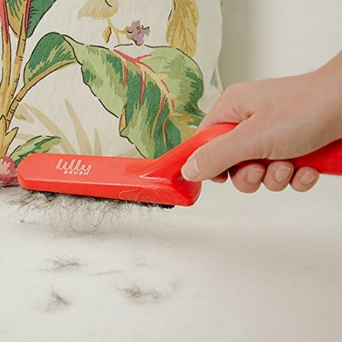 Lilly Brush Fluffy Pet Hair Clean-Up Gentle Bristled Brush for Fur, Lint, Furniture, Fabric & Rug Cleaner For Homes with FLUFFY DOUBLE-COATED LONG-HAIRED PETS ONLY - Image 3