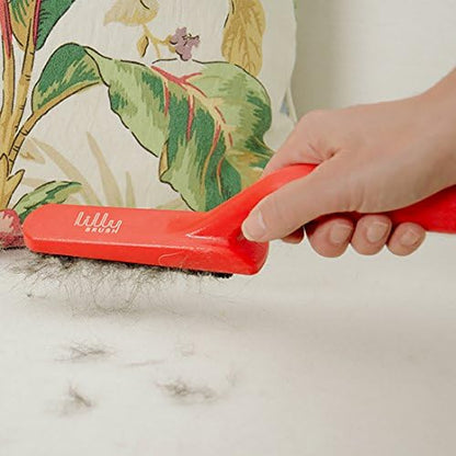 Lilly Brush Fluffy Pet Hair Clean-Up Gentle Bristled Brush for Fur, Lint, Furniture, Fabric & Rug Cleaner For Homes with FLUFFY DOUBLE-COATED LONG-HAIRED PETS ONLY - Image 3