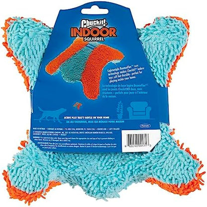 Chuckit! Indoor Fetch Squirrel Toy for Dogs, Orange and Blue - Image 2