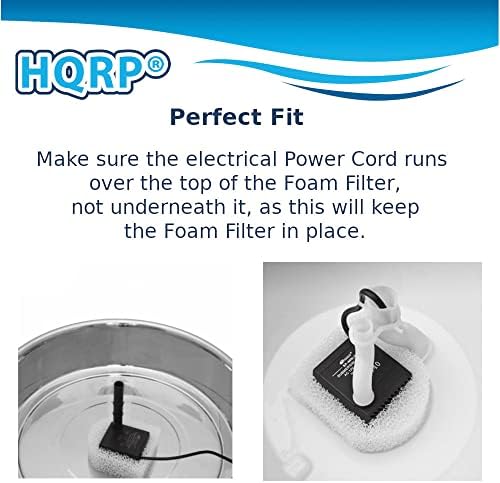 HQRP 6-Pack Foam Pre-Filter Compatible with Drinkwell Ceramic Lotus PWW00-13709 DMLT-CER, Sedona PWW00-15417, Pagoda PWW00-13907 PWW00-14289 Pet Fountain; PAC00-13711 / PAC00-13194 Replacement - Image 6