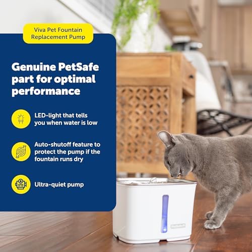 PetSafe Viva Pet Fountain Replacement Pump, Fits 64 oz & 140 oz Fountains - Image 2