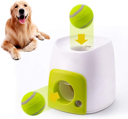 Sorandy Automatic DogLauncher DogThrowing Toy Interactive Pet Toy Dog Fetch Machine for Small to Medium Sized Dogs Cats, Dogs and Other Animals (Green)