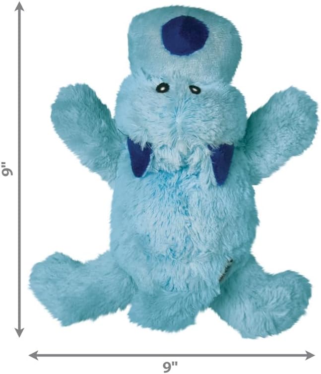 KONG Cozie Baily the Blue Dog, Medium Dog Toy, Blue - Image 3